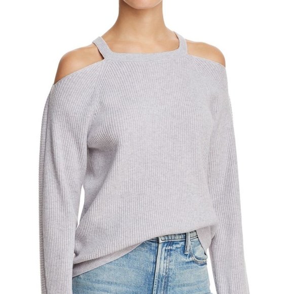 Cold-Shoulder Cashmere Sweater from J BRAND - Picture 1 of 7